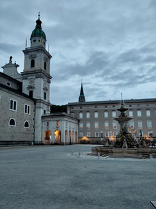 Salzburg, the night before the race. You can tell it's not race day because it isn't raining.