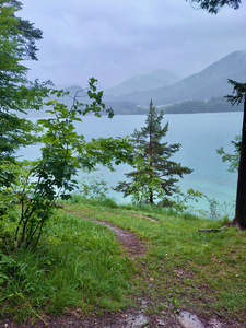 The flat part after St. Gilgen the second time. Gorgeous blue waters.