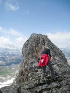 Scrambling on the ridge