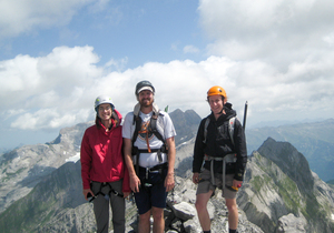 Three on the summit.