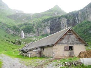 Barn at an alp.