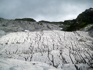 Eroded limestone